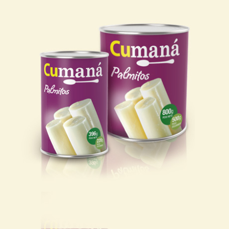 Palmitos ent. Cumana x 396gr